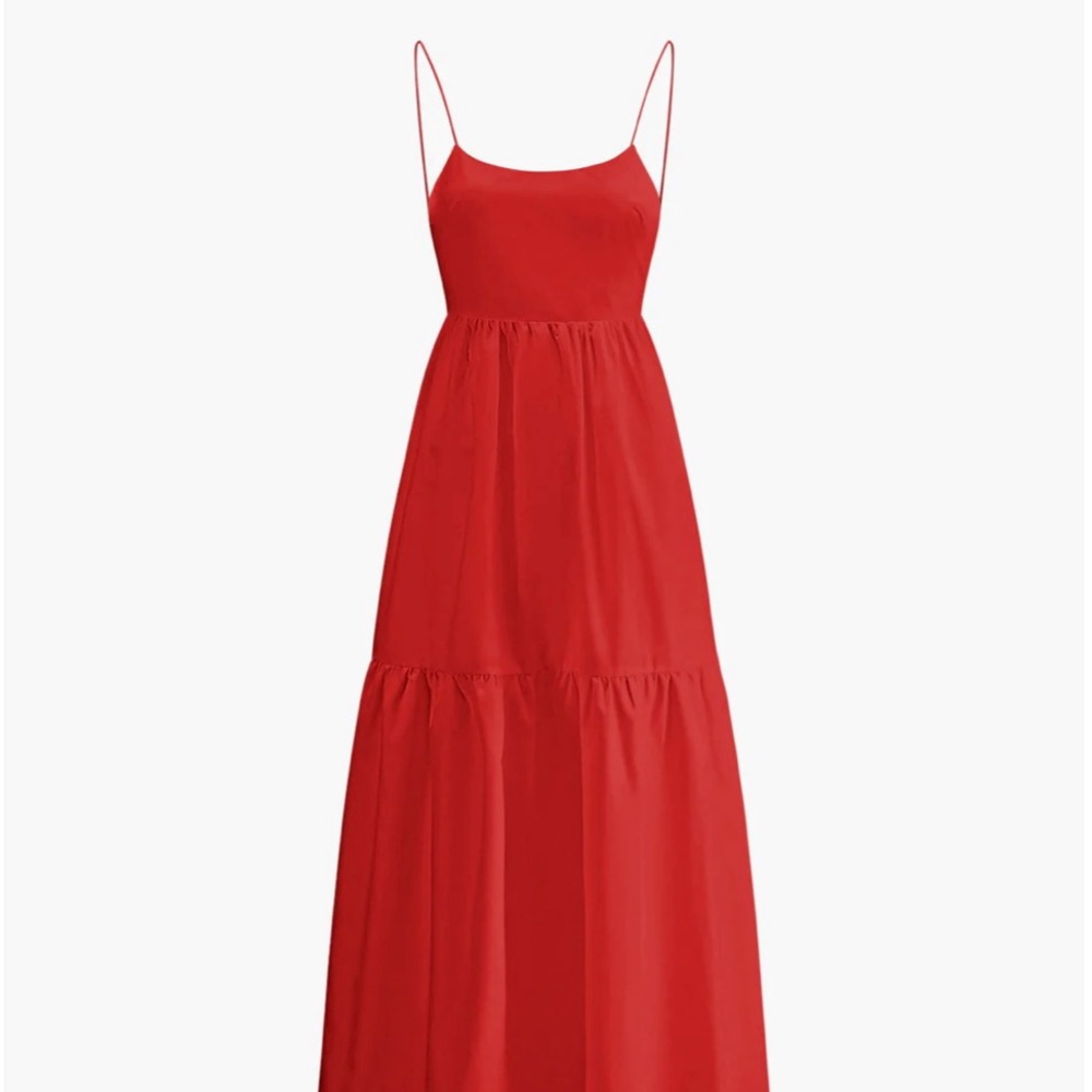 Commense Vibrant Red Maxi Dress - Picture 5 of 6
